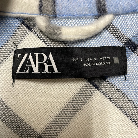 Zara women flannel overshirt. Small - Picture 2 of 5